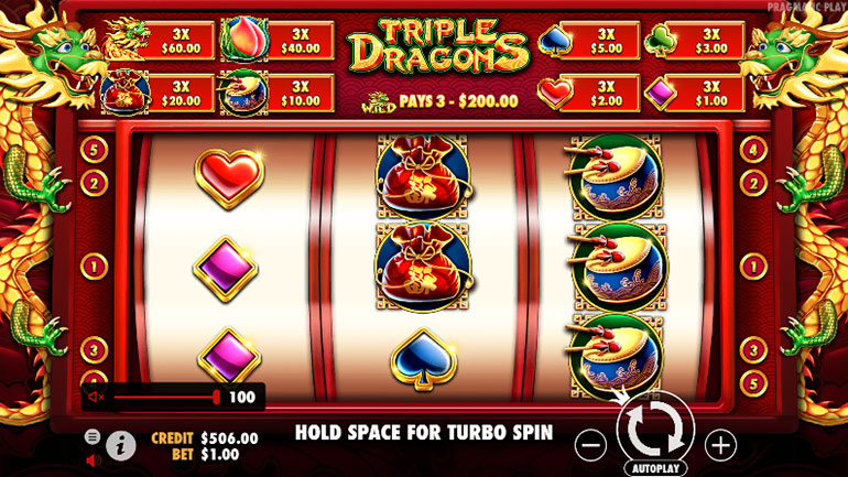 triple dragons slot