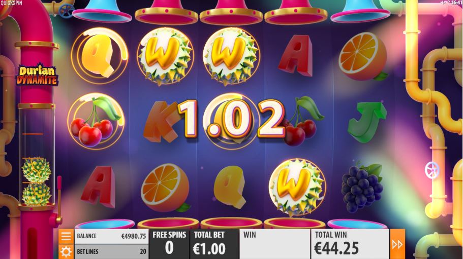 durian dynamite free spins
