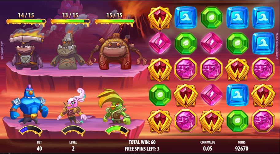 wild worlds free spins