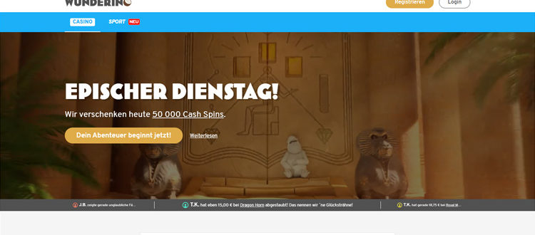 Take 10 Minutes to Get Started With Wunderino Casino