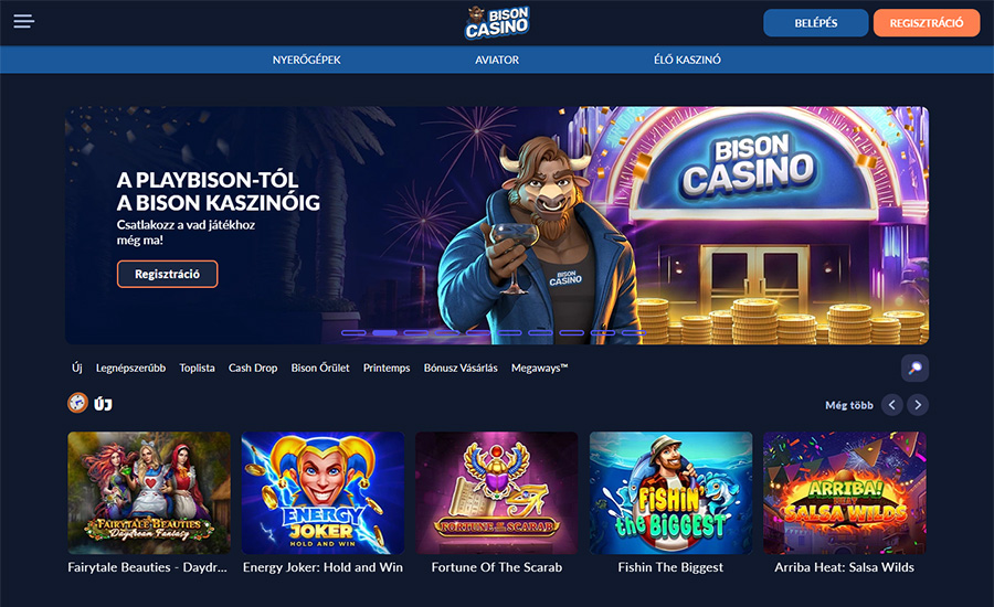 play bison casino