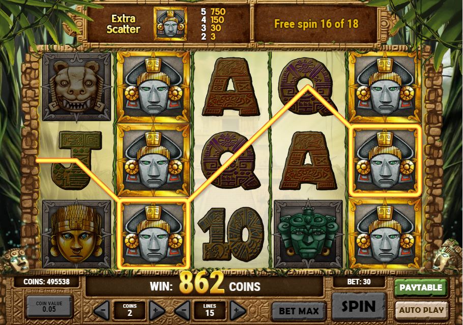 aztec idols free spins