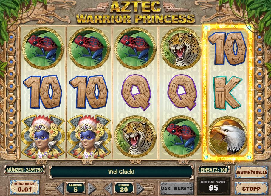 aztec warrior princess base game