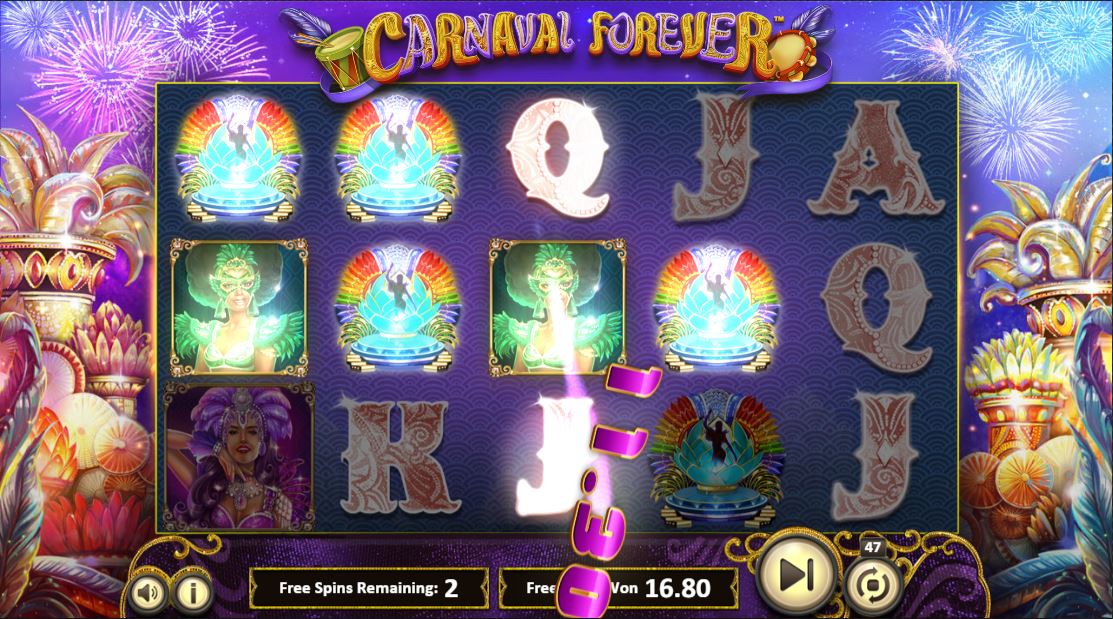 carnaval forever free spins