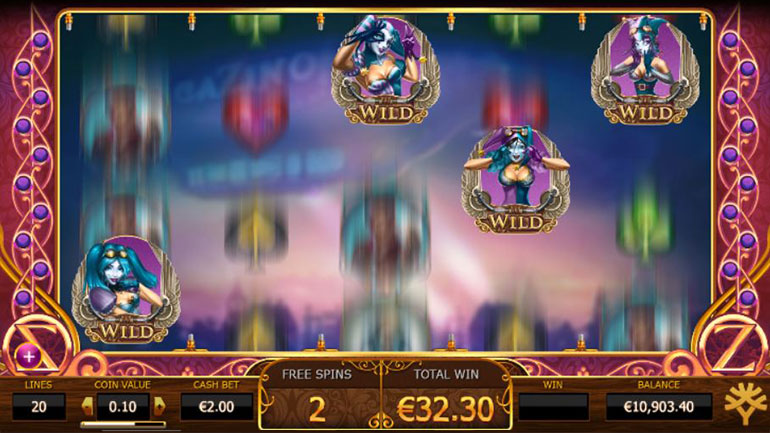 cazino zeppelin slot feature