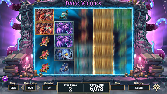 dark vortex free spins