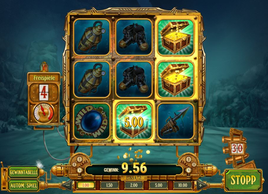 eye of the kraken free spins