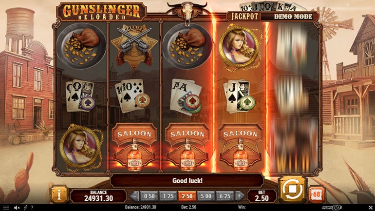 gunslinger reloaded slot bonus