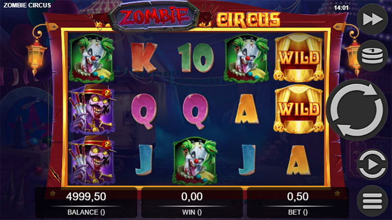 zombie circus slot